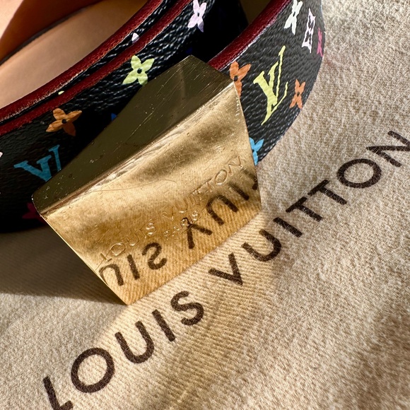 Louis Vuitton Mini Multicolore Womens Belt SZ 32 - Picture 6 of 16